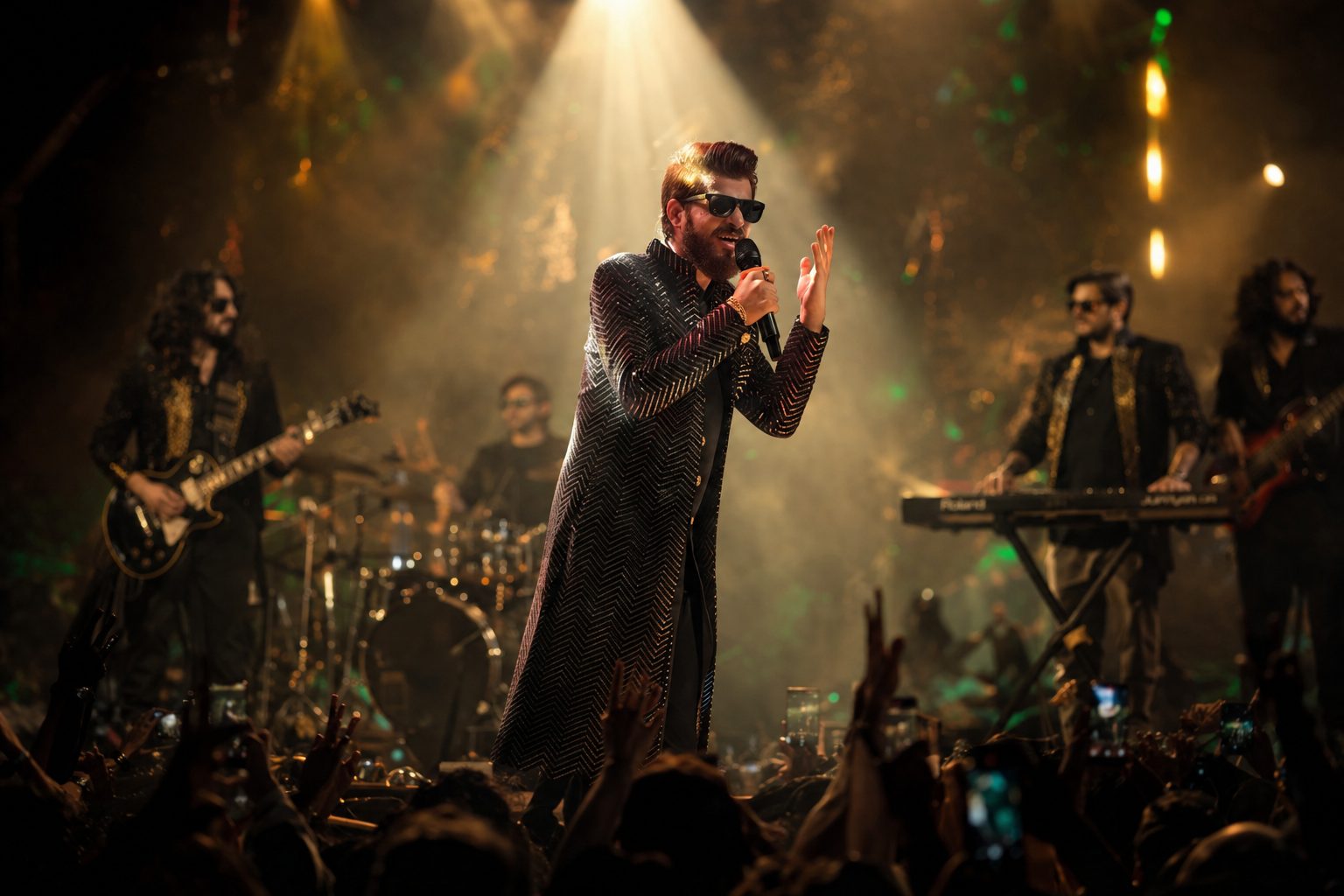 Mehfil-e-Kashish: Kashish Kumar and the full band live under a golden spotlight